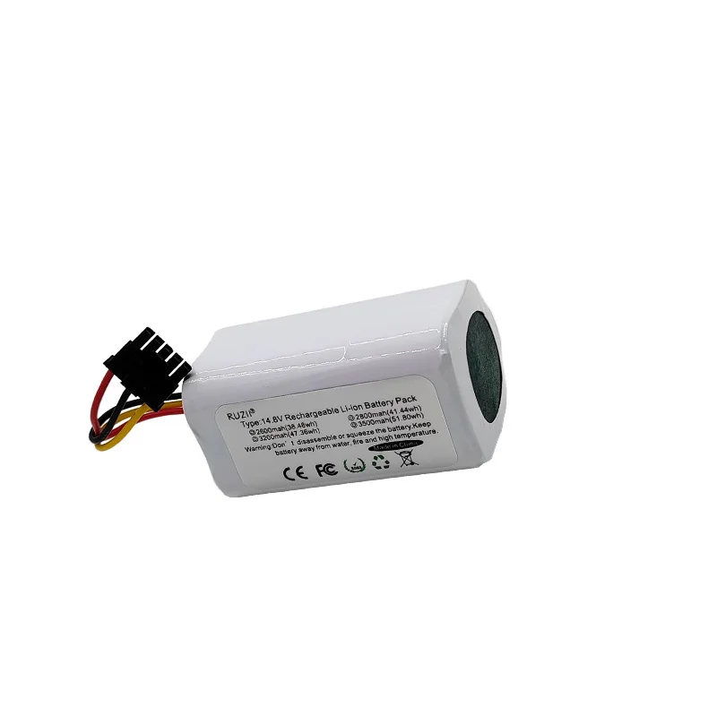 New 14.4V 2600mAh 3500mAh Rechargeable Lithium Battery for Mi Robot Vacuum Cleaner Mop 2 Lite MJSTL Spare battery