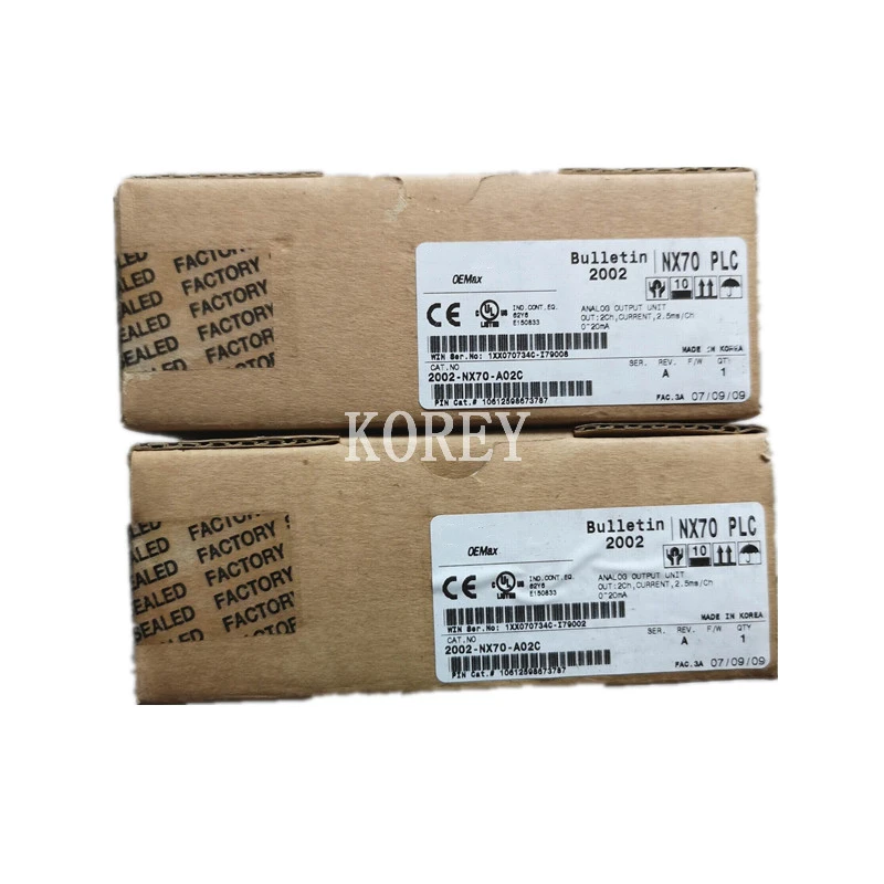 

NX70 Серия PLC модуль 2002-NX70-A02C совершенно новый Неоткрытый