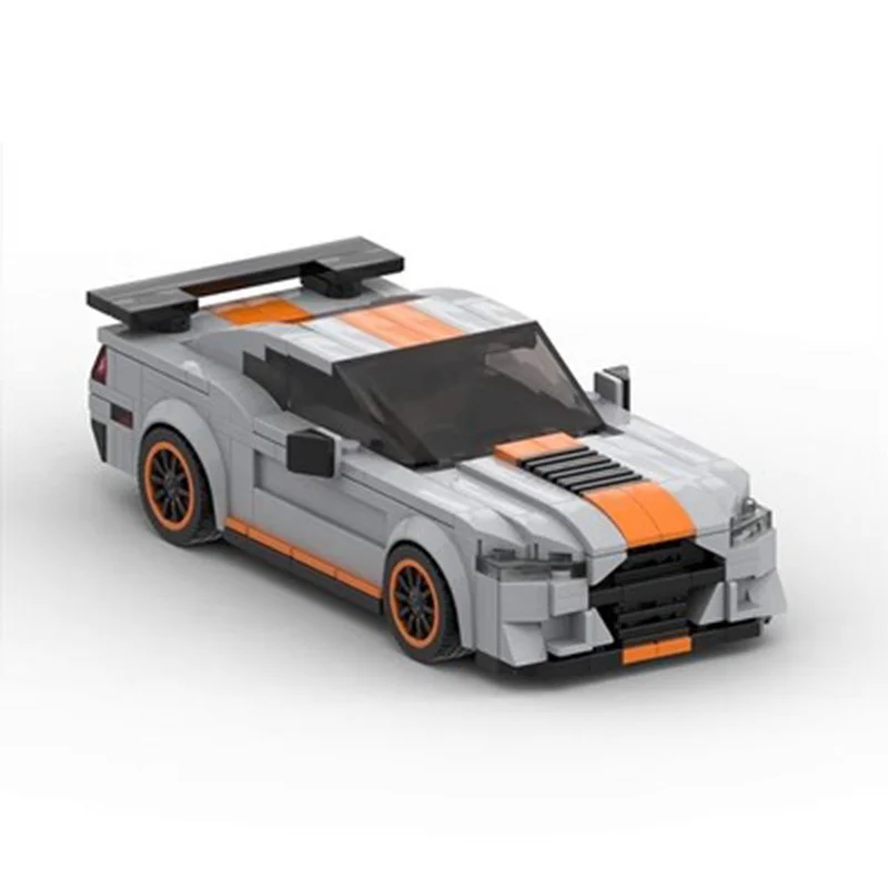 MOC 391pcs Ford Mustang Shelby GT500 model compatible with Lego small particle assembly building block puzzle toy holiday gift