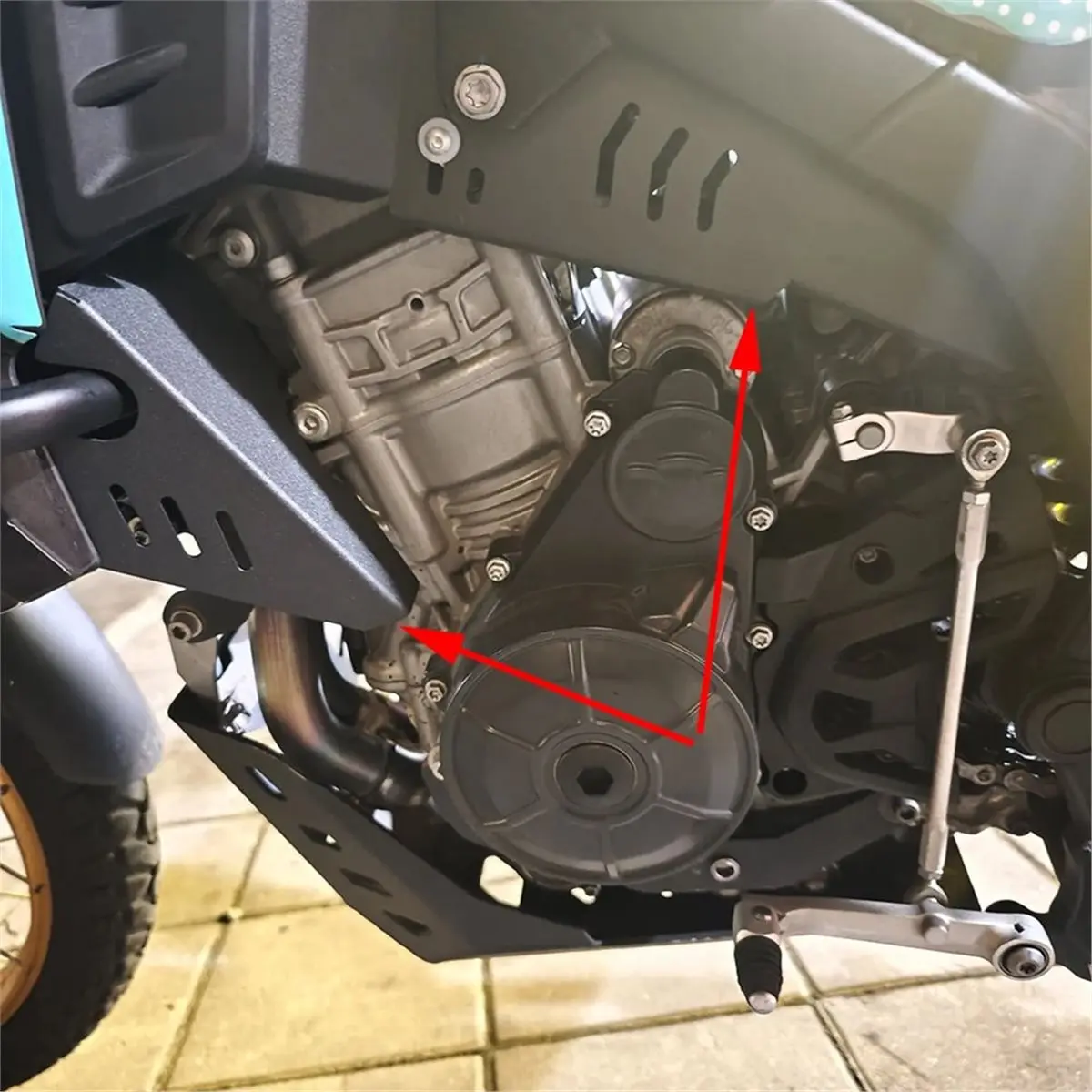 Compatible Motorcycle Engine Anti-Scalding Protective Cover Heat Shield Guard for KOVE 800X 800 X Pro Rally ADV Colove 800X