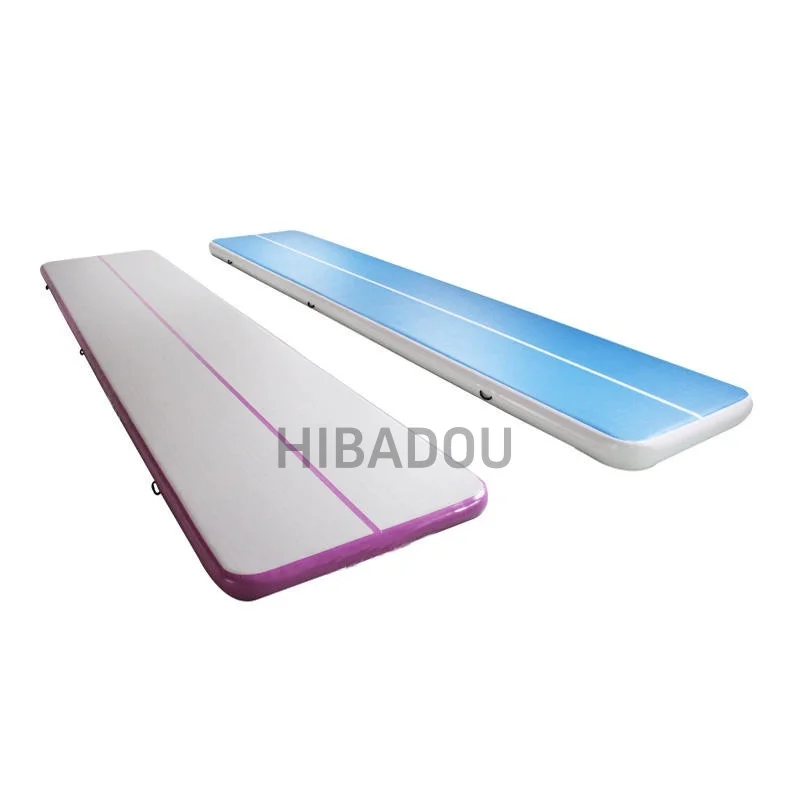 8x1x0.2m 8인치 두께의 에어트랙 체조 매트, 텀블링 에어트랙 바닥 매트 판매 (펌프 포함)