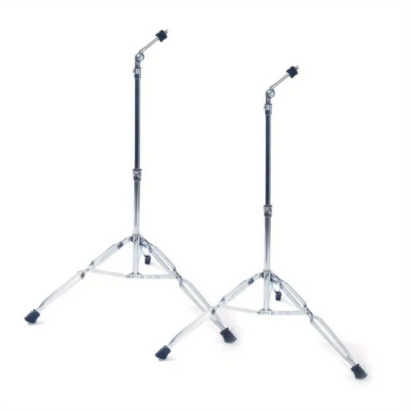 

2 Pcs Straight Cymbal Stand Drum Hardware Percussion Mount Holder Set