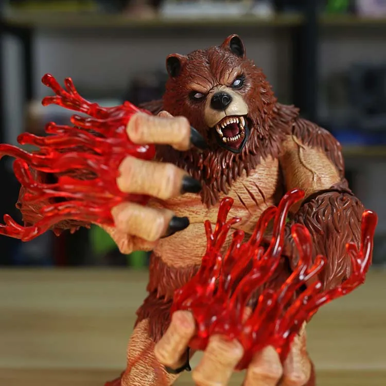 

В наличии игрушки для памяти, мир авантюристов, коричневый и белый медведь, воин, когтеточок, 21 см, шарнирная фигурка, модель игрушки