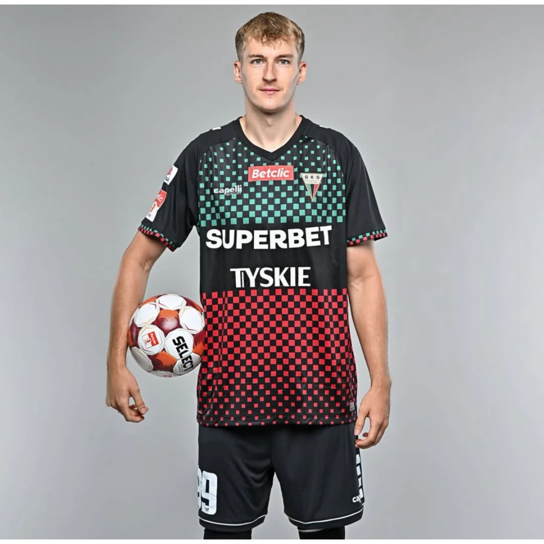 GKS Tychy 2025-26 طقم المنزل لكرة القدم جيرسي ثلاثية الأبعاد الطباعة الخريف الرياضة الجافة بسرعة تي شيرت رجالي ملابس الأطفال المحملة Y2k امرأة