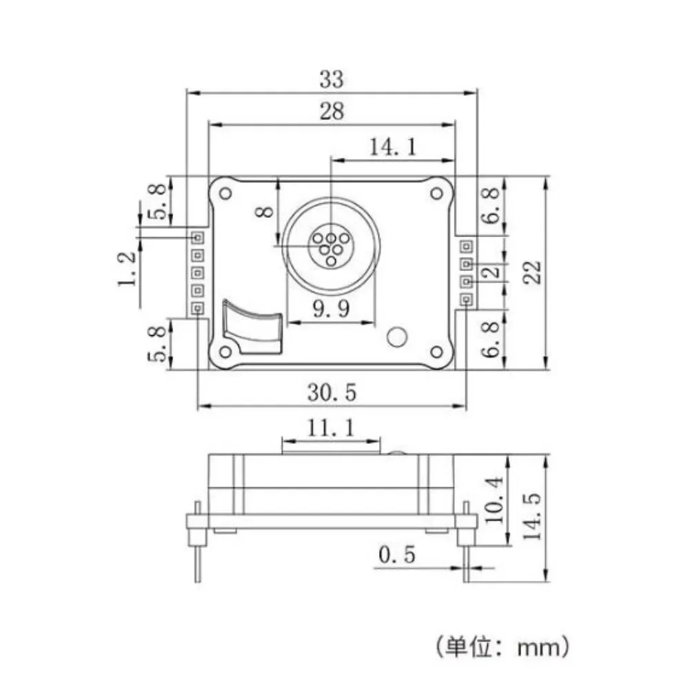 ndir-センサーモジュール-acd1100-屋内用-空気浄化-hvac-システム用-i2c-uart-インターフェース-0c-～-50c-温度