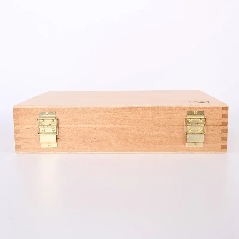 Upgrade Oil Paint Suitcase Artist Wooden Table Box Easel Painting Box Portable Desktop Sketch Painting Hardware Art Supplies Gif