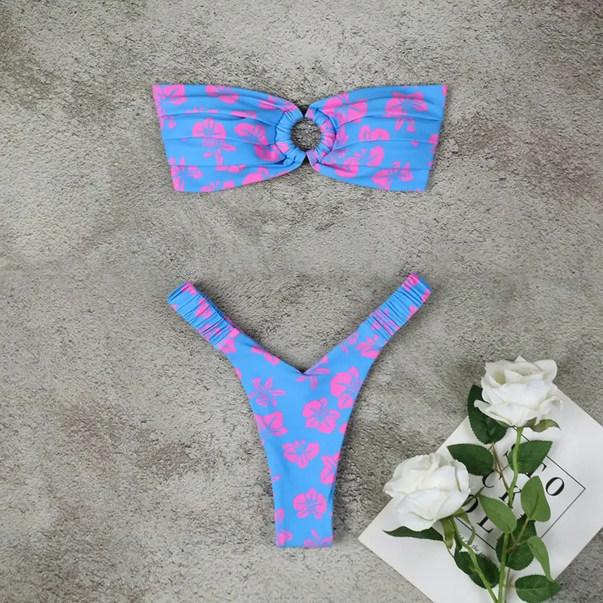 

Micro Bikini Push Up Women Swimsuits 2024 Sexy Female Swimwear Brazilian Bikini Set Thong Biquini Swim Suits Print Beachwear