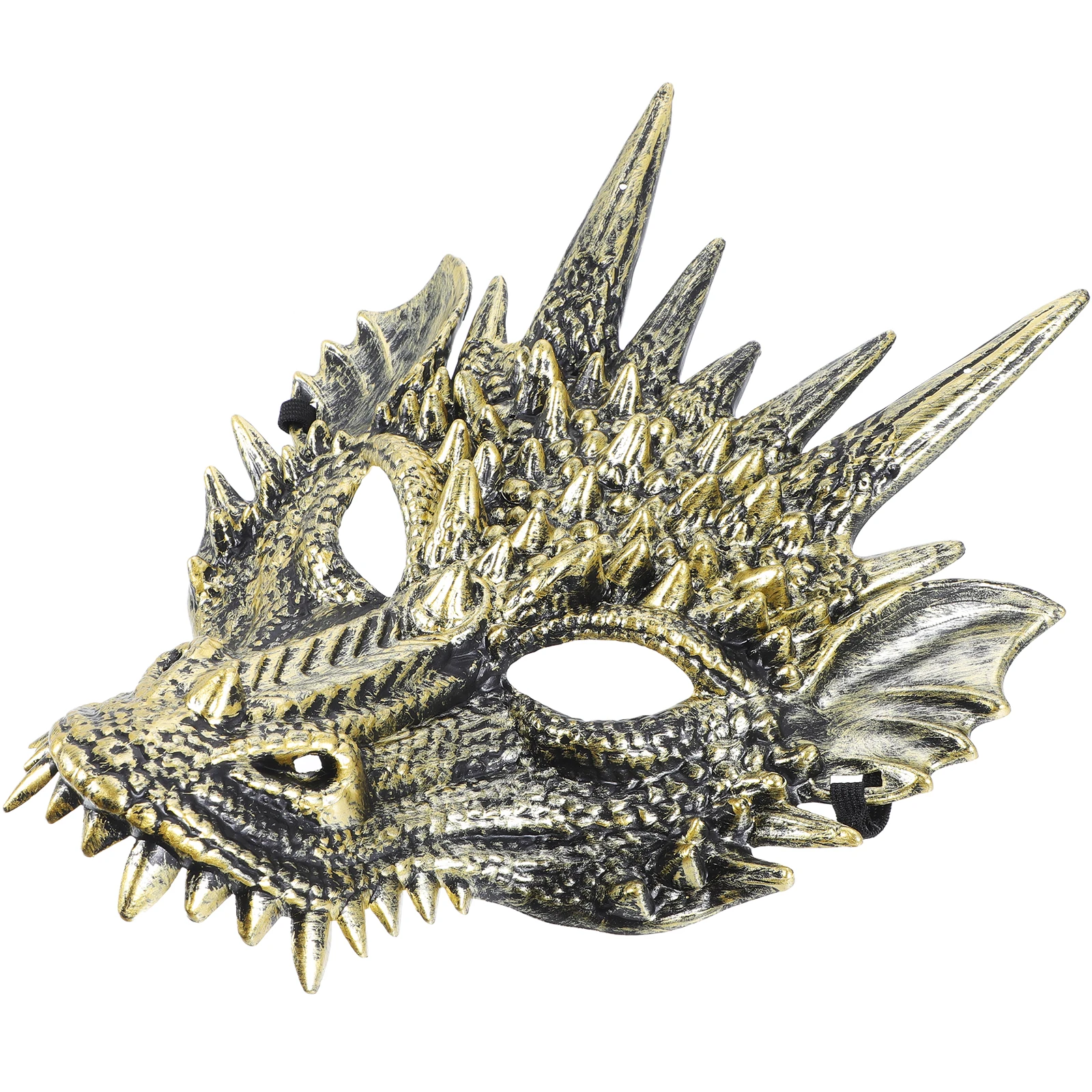 Animal Dragon Mask The Costume Furry Golden Chinese Celebration Man Halloween Costumes for Adults