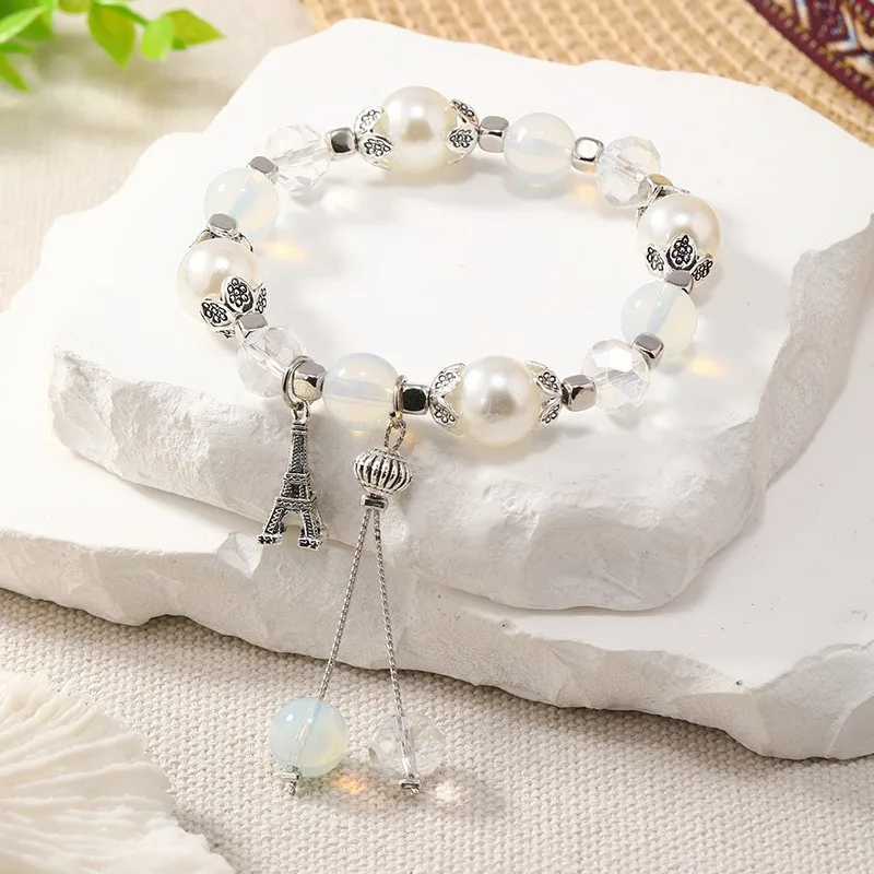 New Fashion Women's Creative Butterfly Boat Rudder Life Tree Crystal Bracelet Festival Lover DIY Charm Jewelry Foot Chain Gift