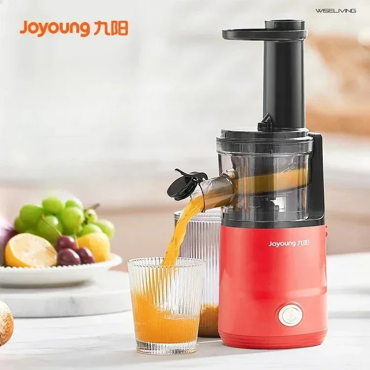 Multi-functional mini portable juicer. Automatic with residue separation. Blender for on-the-go. Compact juicing appliance.