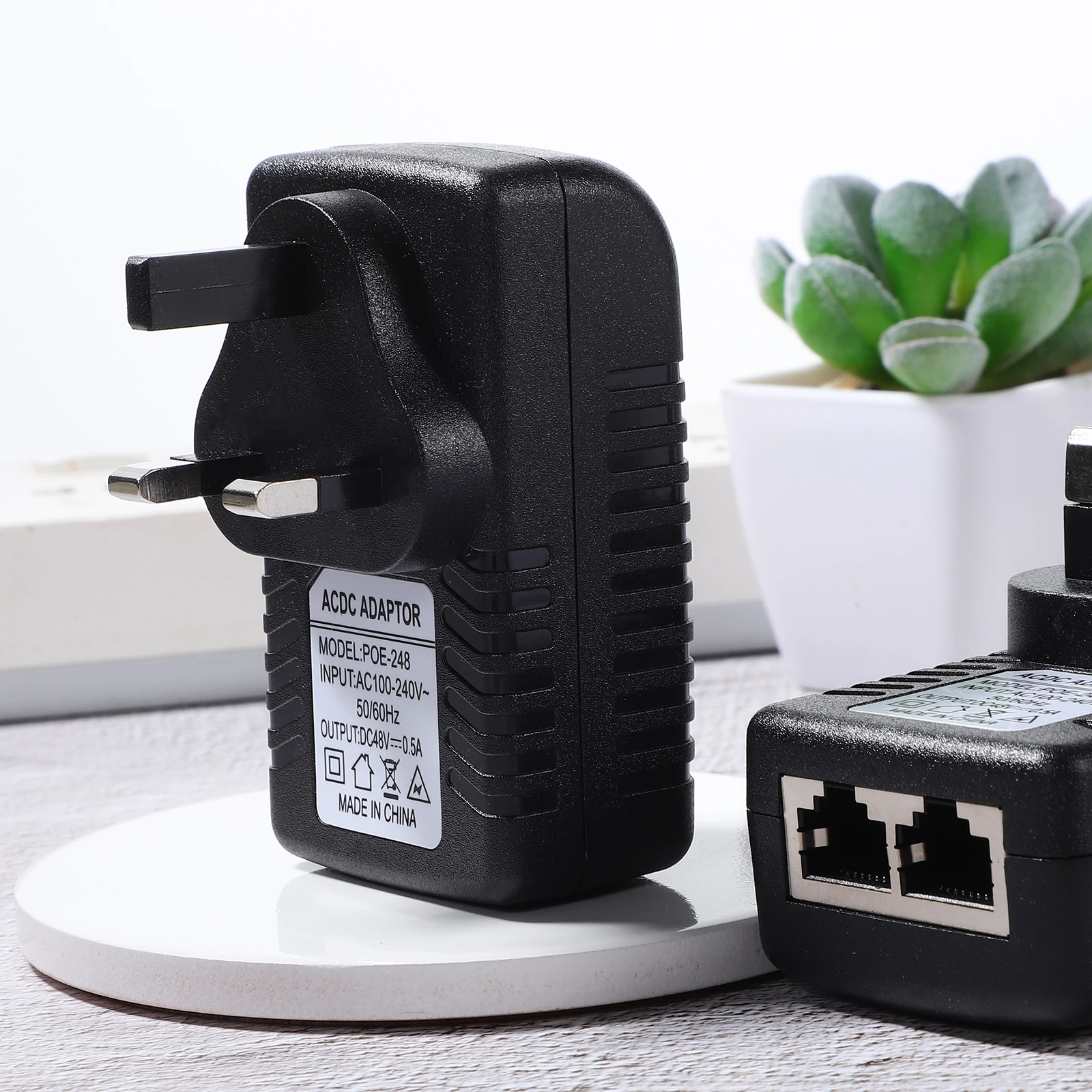 

5pcs UK Plug Power Adapter Stable Injector Converter for Appliances Bread Maker Coffee Machine Lamp Oven Fire