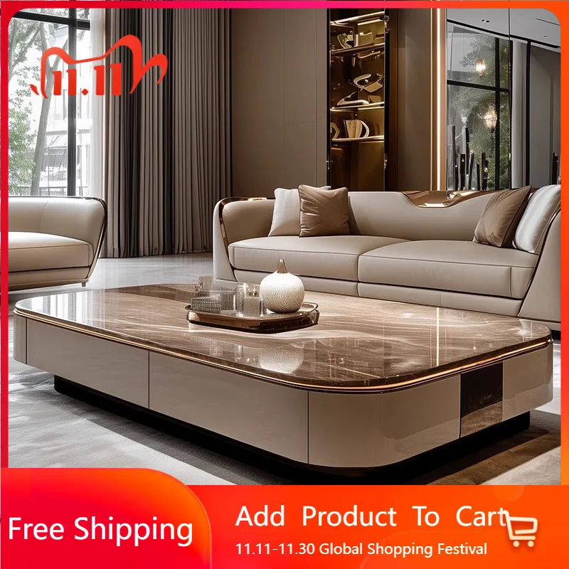 

Italian Luxury Coffee Table Living Room Modern Clear Mechanism Coffee Table Aesthetic Unique Couchtisch Lounge Suite Furniture