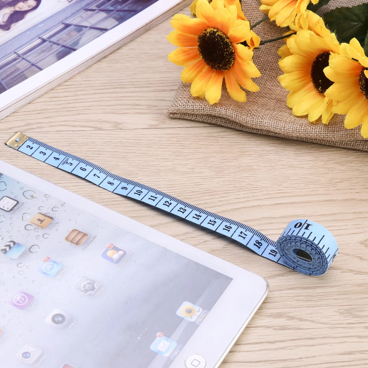 12pcs 15M Measuring Tape Flexible Tape Ruler Sewing Tape Measure for Sewing Tailor Craft Measuring Tape