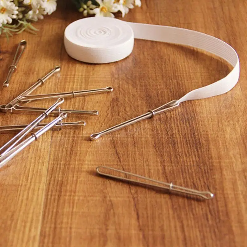 Elastic Belt Wearing Rope Tools 2 Pcs Threading of Ribbon and Elastic Tape