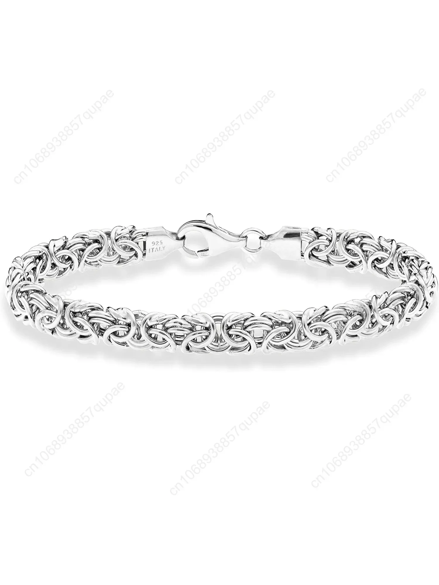 

Miabella Italian 925 Sterling Silver Byzantine Bracelet for Women, Handmade in Italy
