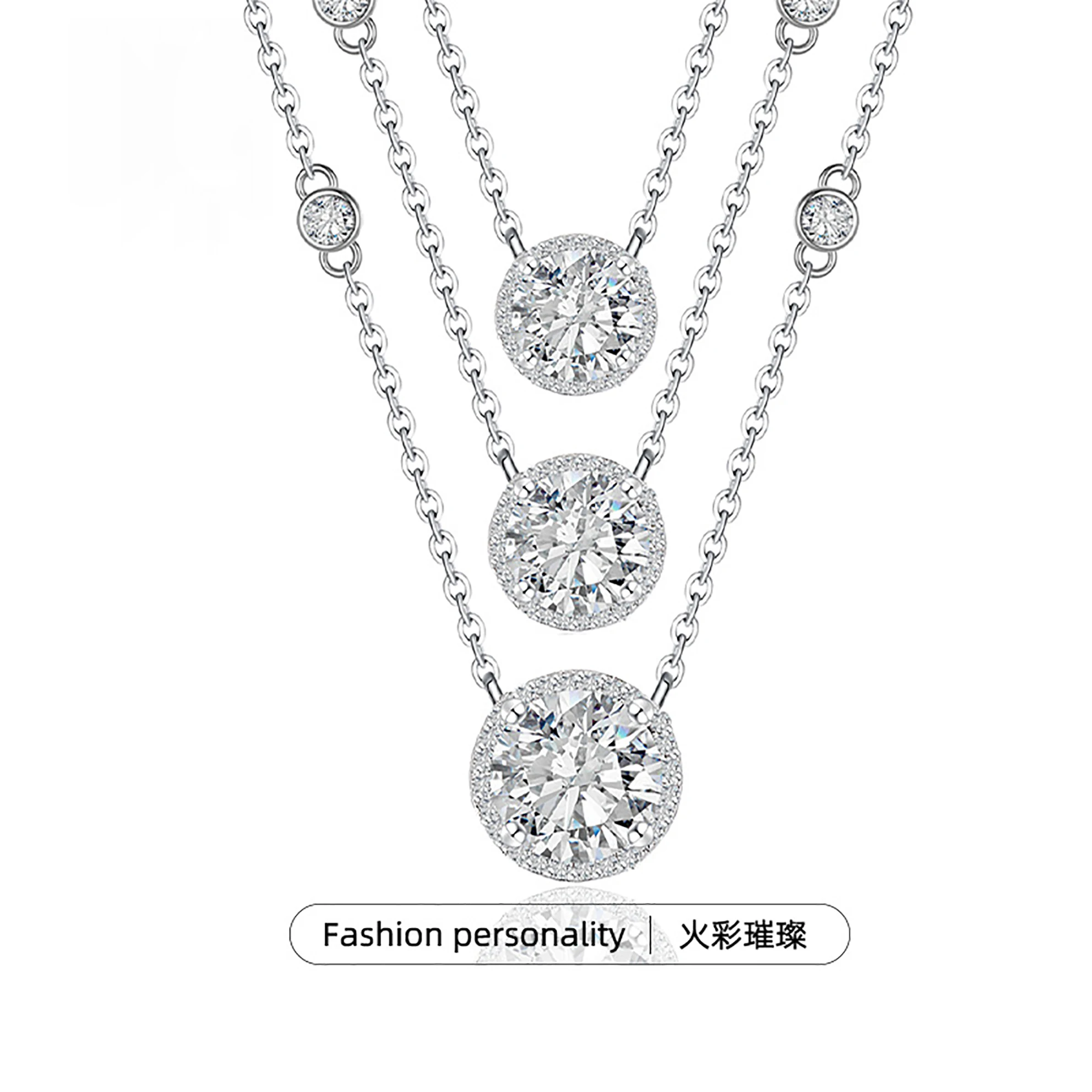 

Свежее и изысканное колье из чистого серебра с морганитом, с одним камнем в открытом оправе, в стиле легкой роскоши, подходит для повседневной носки LMP005