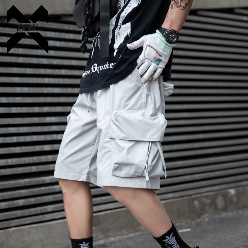Men Tactical Quick Drying Shorts Fashion Functional Multi Pockets Shorts Techwear 2025 Summe Hip Hop Streetwear