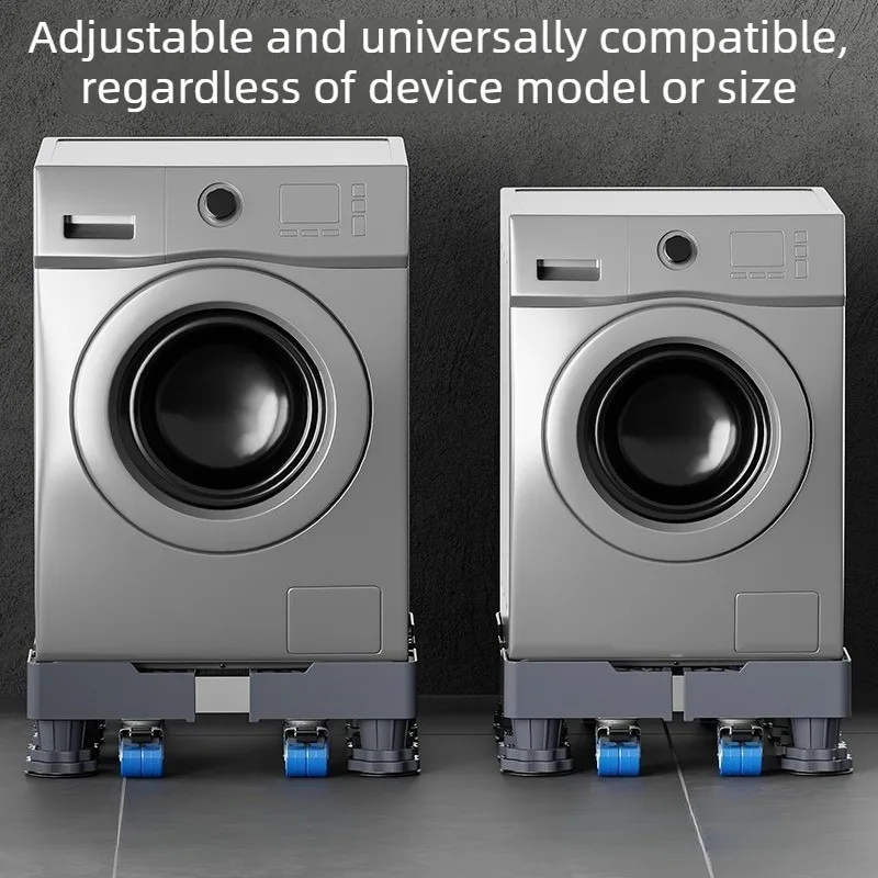 Movable Furniture Cups High Load Moisture Proof Rack Washer Universal Base Swivel Wheel Stand Riser Durable Furniture Hardware