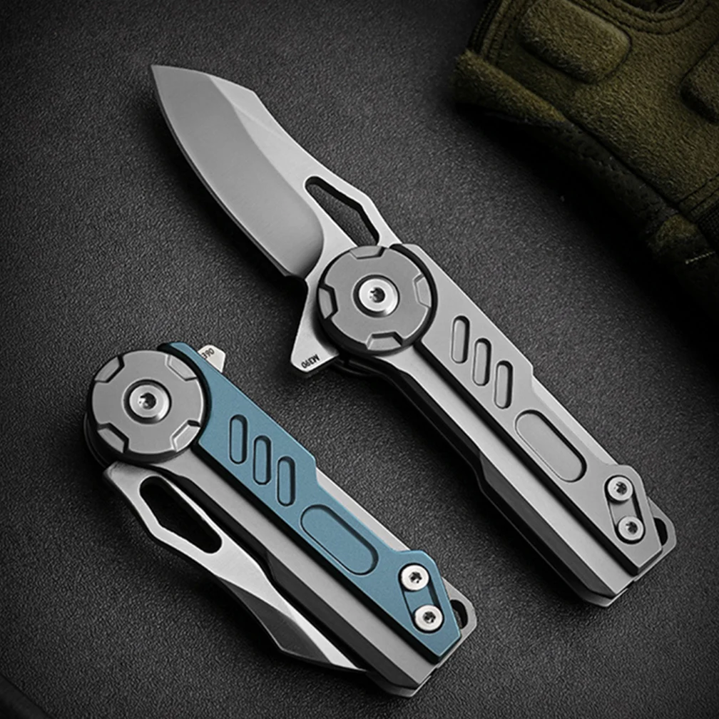 Cuchillo utilitario plegable portátil M390, mango de alta dureza EDC, equipo de caza para interiores y exteriores, cuchillo de arte, envío directo, venta al por mayor