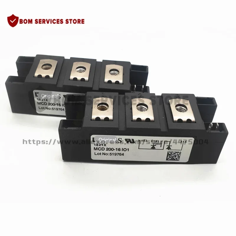 MCD200-16IO1 MCD200-14IO1 MCD200-12IO1 شحن مجاني جديد الأصلي IGBT وحدة