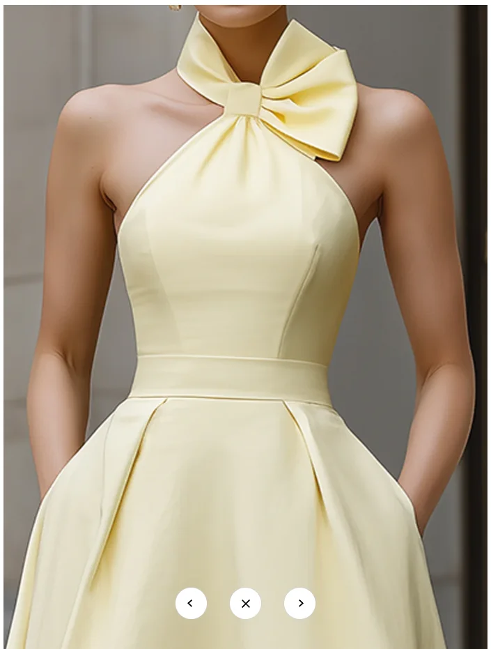 

Customized Simple Halter Sleeveless Formal Party Dresses Women's Jersey A-line Ankle Length Evening Dress Prom Gown 2026 New