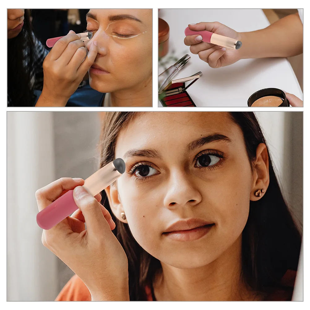 4-delige lippenborstelset Draagbare make-upborstels voor vrouwen Lipstick Gloss Balm Applicator Ergonomisch ontwerp Gemakkelijk vast te houden Gebruik