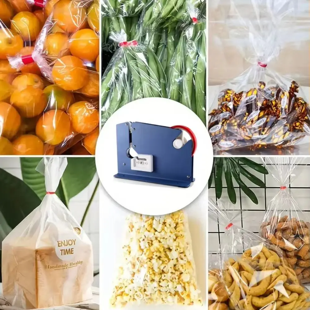 Beutelversiegelungsgerät aus Edelstahl und Metall, manuelle Bedienung, rutschfestes Design, Beutelversiegelungsmaschine, kompaktes, langlebiges manuelles Verschließgerät