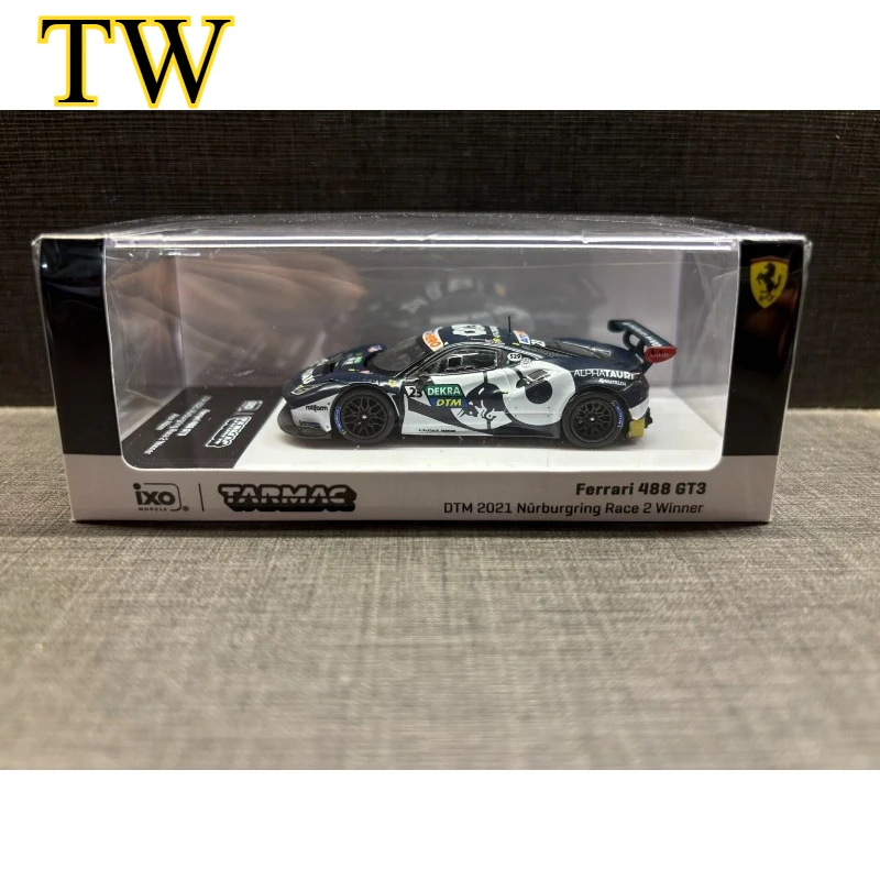 Tarmac Works 1/64 alloy 488 GT3 DTM racing car miniature car model - collection item - children's gift - adult decorative piece