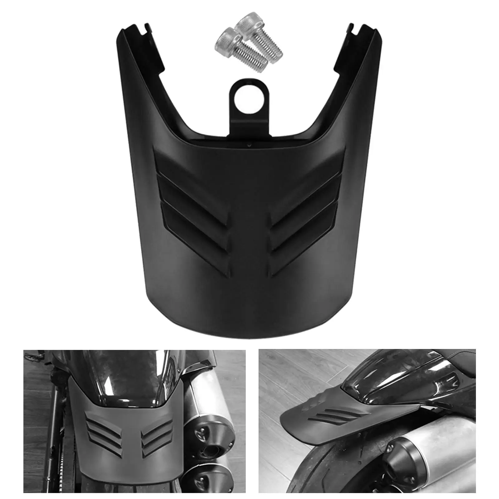 Matte Black Motorcycle Rear Rear Wheel Mudguard Fit for S image 5