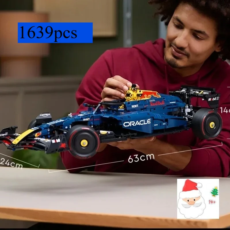 

2026 new 42206 mechanical building blocks, 1639 pieces, RB20 Formula racing assembly model set, adult boy toys, Christmas gifts