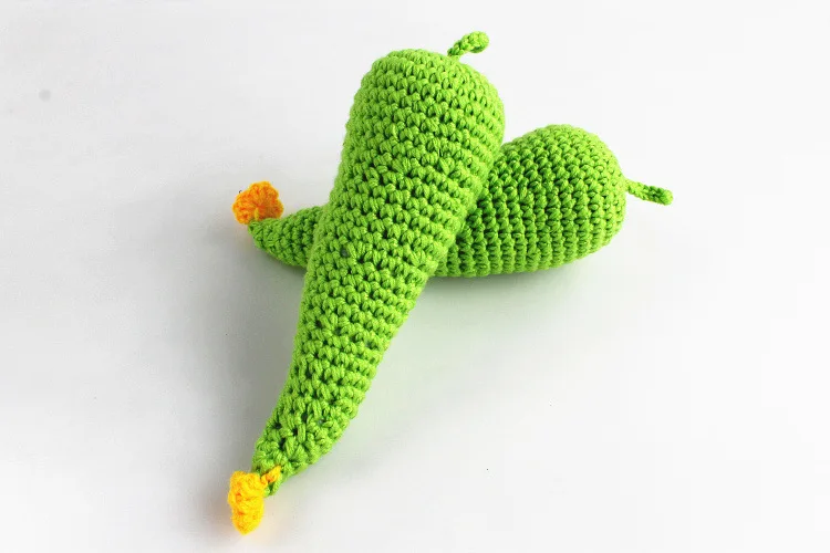 

1Set Photography Props Knitted Fruit Ornaments Realistic Handmade Yarn Pear Creative Crochet Decor for Home Decoration