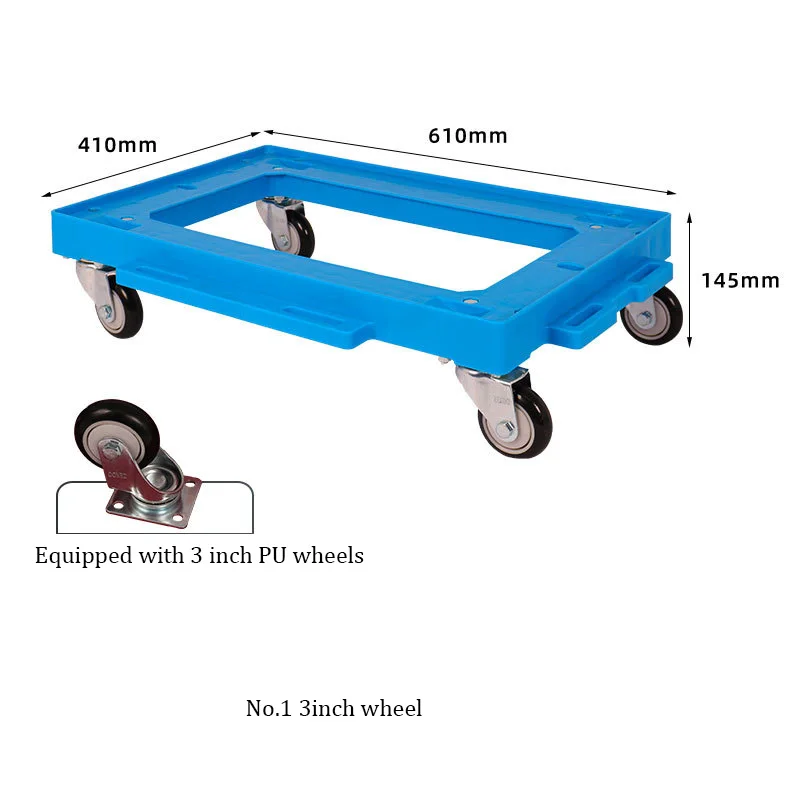 Platte Logistieke Auto Met Stille Universele Wiellogistieke Omzet Auto Holle Kan Worden Gesplitst Hand Duw Logistieke Auto