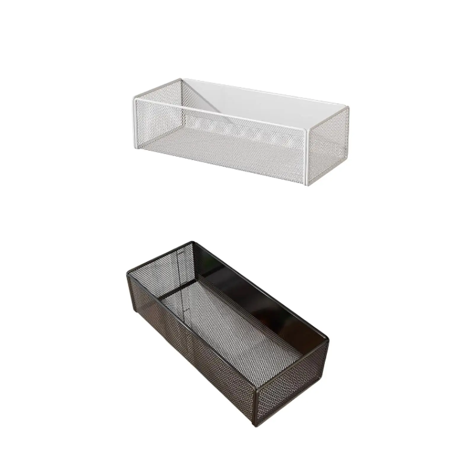 Kitchen Spice Rack Magnetic Metal Storage Bin Box Organizer Space Saver Shelf for Fridge and Home Use