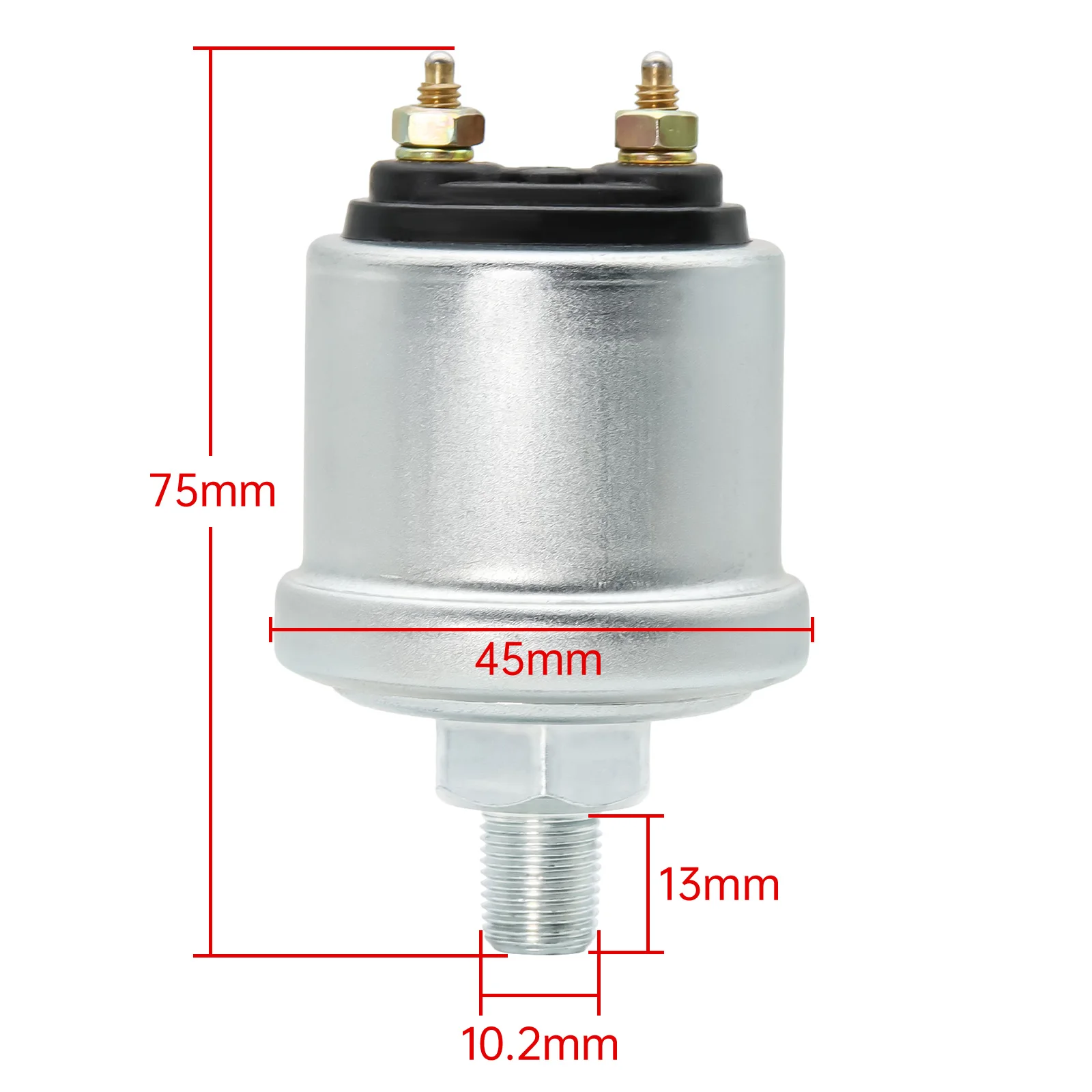 Oil Pressure Sensor M10 & 1/8NPT Diesel Generator Parts Stainless Diesel Generator Parts 5BAR 10BAR Fit Oil Pressure Gauge Sende