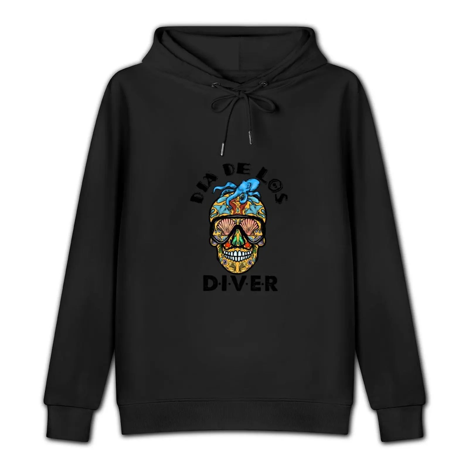 Dia De Los DIVER - Color Pullover Hoodie hooded shirt mens clothes blouse oversized hoodie