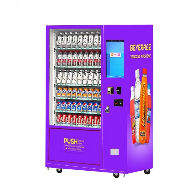 Customized Good Value Vending Machine Popular Cold Drink Vending Machine for Foods and Drinks