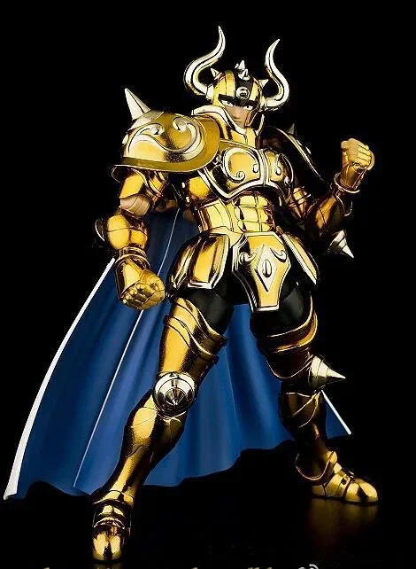 New Arrival MC S-Temple Metal Club EX Taurus Aldebaran Saint Seiya Myth Cloth Gold Action FigureReissue