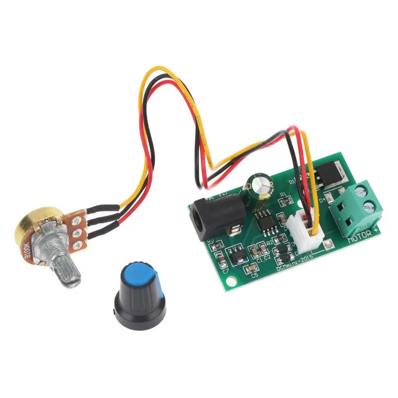 Lightweight 6/12/24V 3A Motor Speed Control Board for Portable Applications