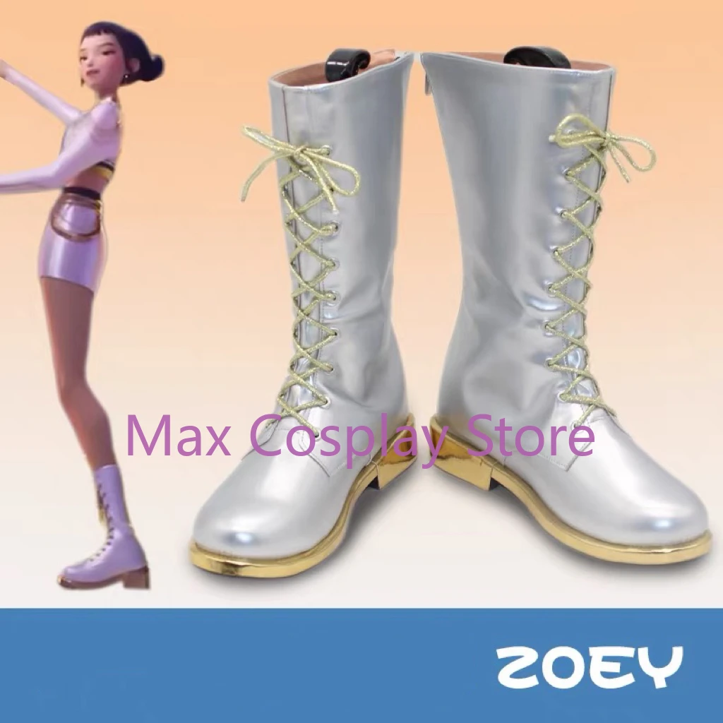 Max Cos – chaussures de Cosplay pour enfants, adultes, garçons et filles, Kpop Mira Rumi Zoey, bottes, Halloween, noël, accessoires de carnaval sur mesure