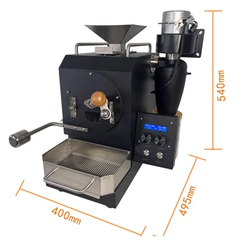 Commercial Electric Artisan Coffee Beans Baking Roasting Machine 220-240V 1600W Temperature Control Coffee Roaster Machine