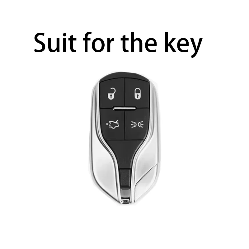 Diamond Style TPU for Maserati Levante Ghibli Quattroporte GT Granturismo GranCabrio Smart Remote Car Key Case Cover Accessories