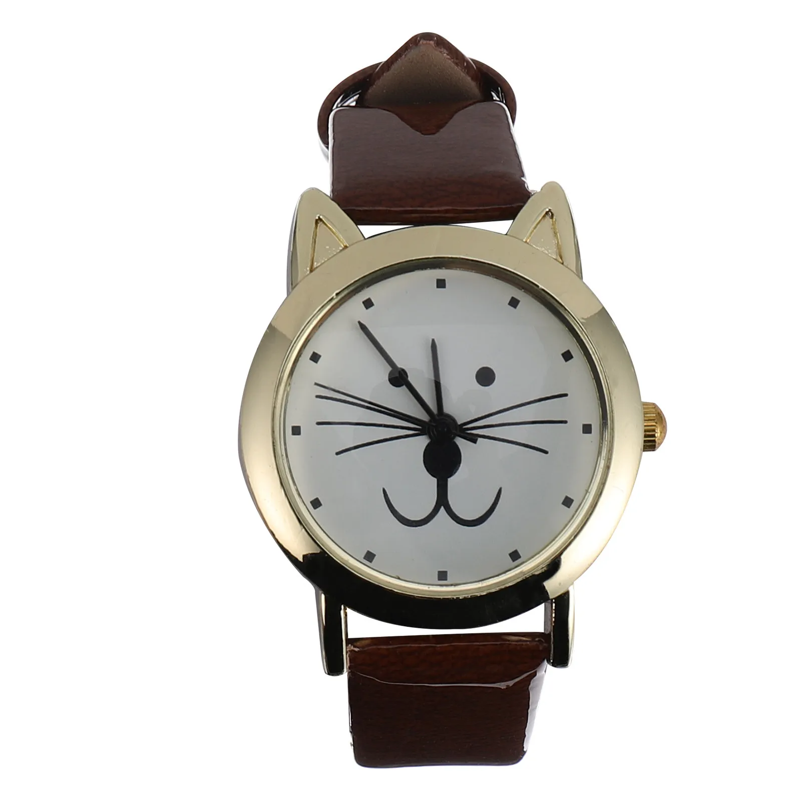 นาฬิกาข้อมือผู้หญิงลายแมวน่ารั - Luxury Watch White บทวิจารณ์และราคา