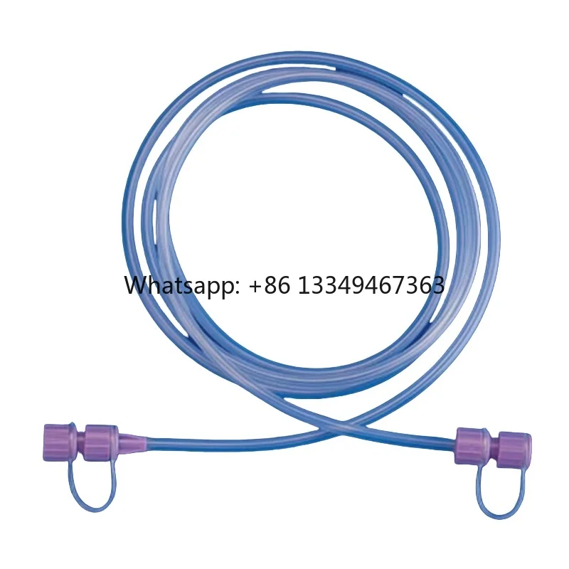 X-Way Safety Pump Administration System Tubing for Perfusor Space Model 302201-302206 1.0-150cm Male Lock Enteral Tube Line Dual