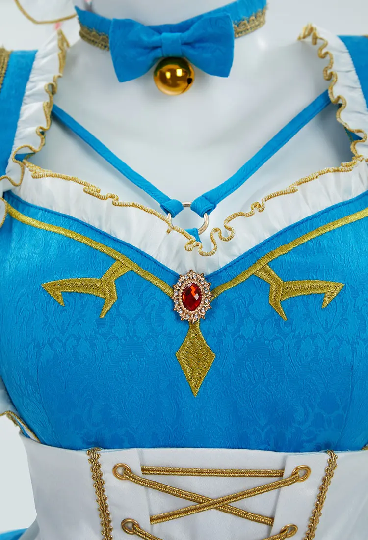 2025 حار لعبة زيلدا الحلو لوليتا فستان الأميرة زيلدا الأميرة تأثيري حلي هالوين قزم خادمة موحدة المرأة كرنفال البدلة #4