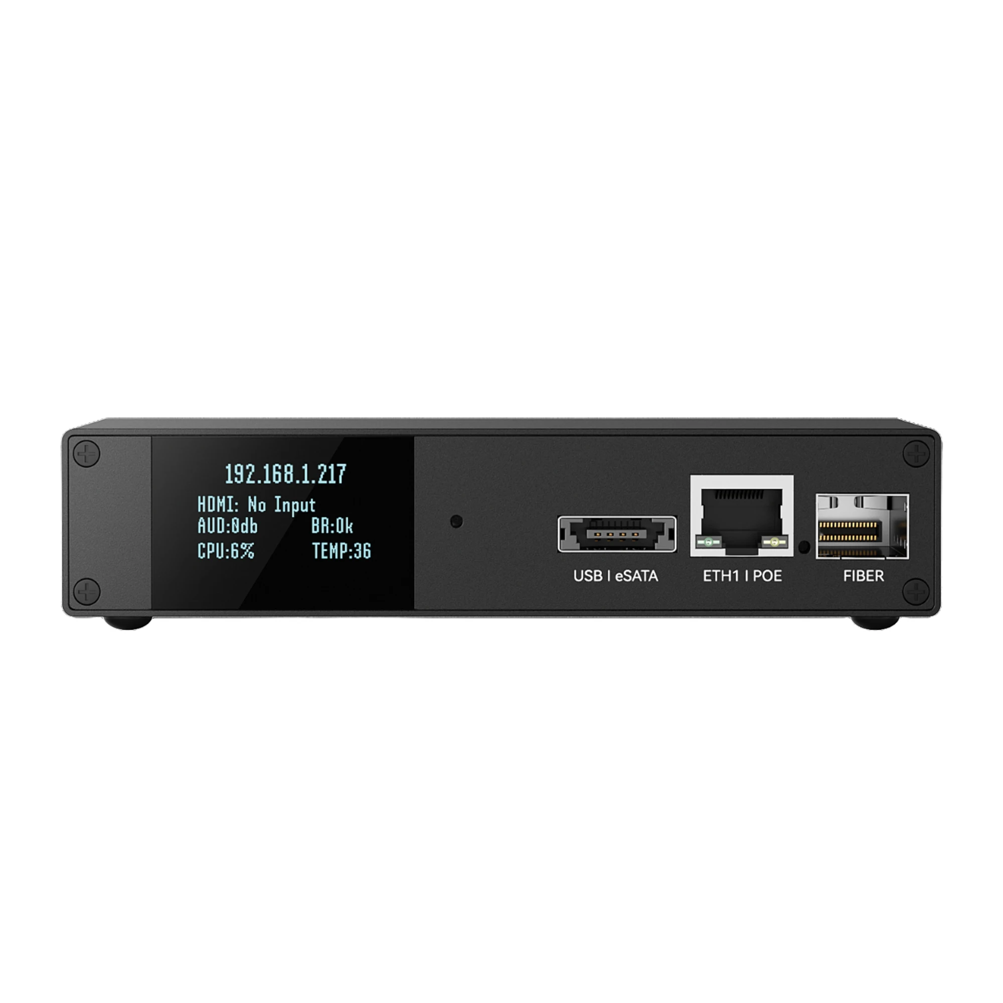 HDMI-compatible Encoder Decoder 4K P60 SRT NDI SRT High compression rate 1x4k@60 RTSP/RTMP/HTTP/HLS H.265+smartP subtitles