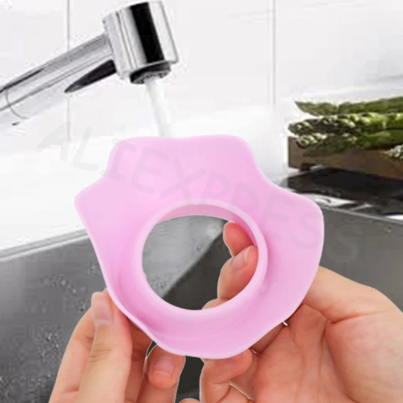 Waterproof Hair Accessories Head Wrap Handmade Makeup 1 Pair Washing Face Spa Wrist Watch Band Flower Shape Silicone Solid Color