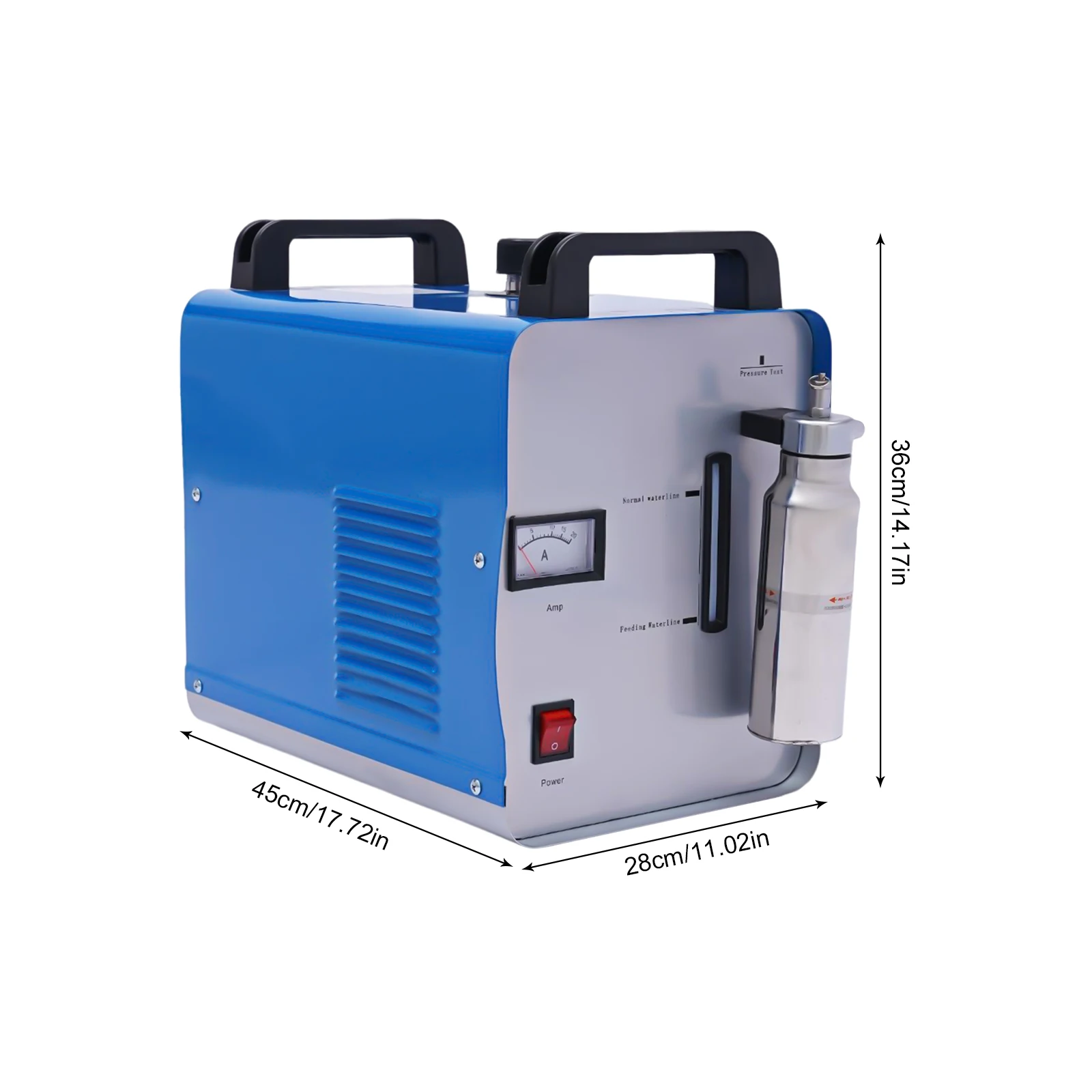 75L H160 Oxygen Hydrogen HHO Gas Flame Generator Acryl Polishing Machin Polisher Water Welding Machine