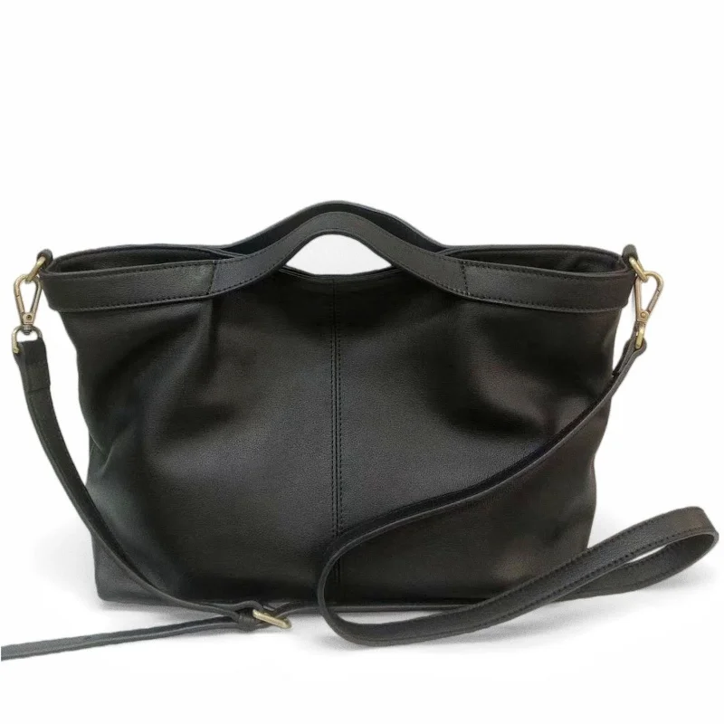 

Fashion Handbag Women Genuine Leather Bag Large Capacity Tote Ladies Shoulder Bag Portable Crossbody Bags Black Coffee