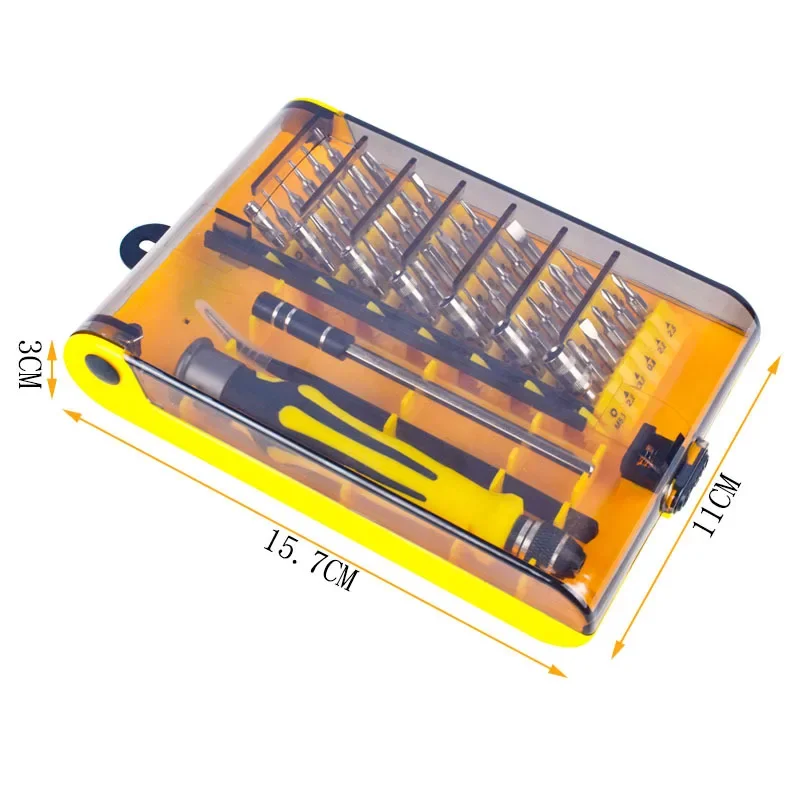 Magnetic Screwdriver Set 45 In 1 Set Precision Screwdriver With Long Pole Tweezer Mobile Phone PC Repair Tool