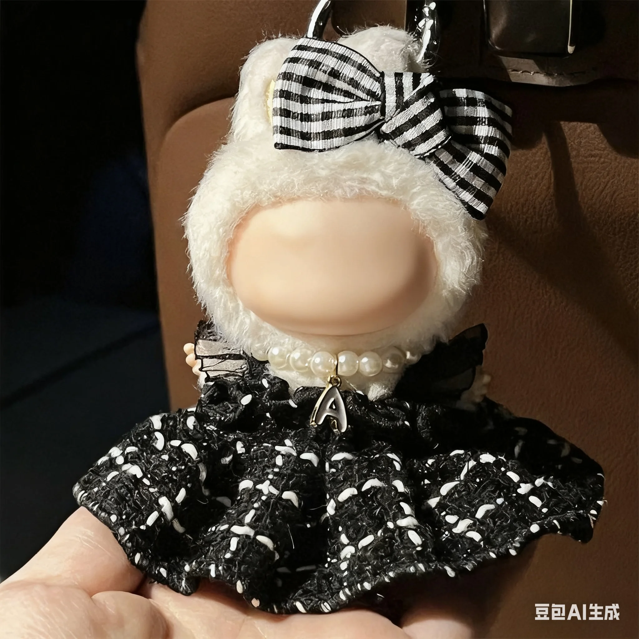 

Anime Doll Clothes for 10cm Mini Labubu Doll Outfit Designer Luxury Romance Dress Clothe Toy love Labubu V4 Doll Accessorie